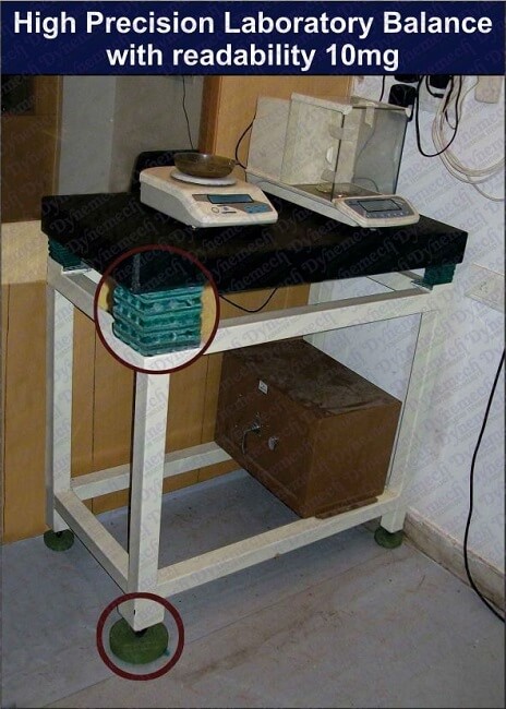 High Precision Laboratory Balance On Anti Vibration Table