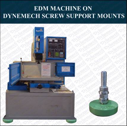 Dynemech Anti-Vibration / Leveling Mounts for EDM Vibration Control