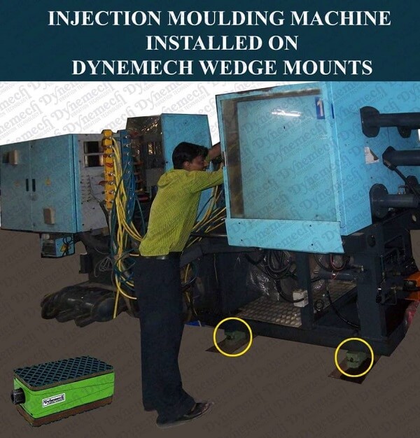 Dynemech Machine Mounts Injection Molding Vibration Control