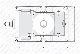 Top view - Machinery Mounts with precision leveling