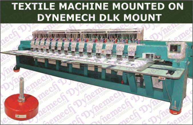 Dynemech Anti Vibration Mounts for Textile Machine Vibration Control